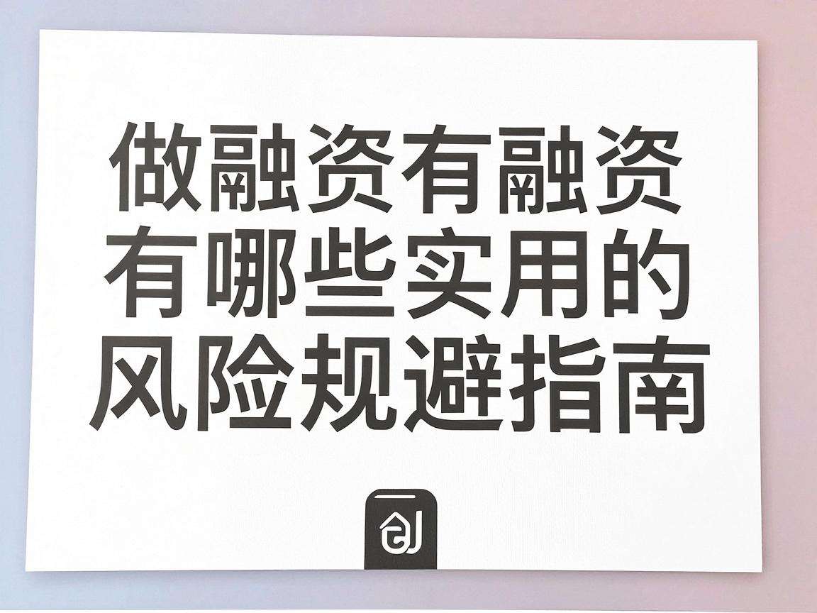 初创企业做融资有哪些实用的风险规避指南