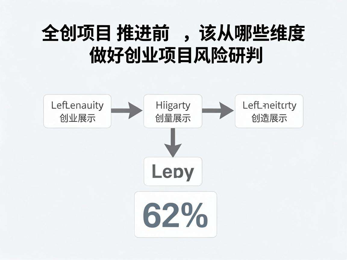 初创项目推进前该从哪些维度做好创业项目风险研判