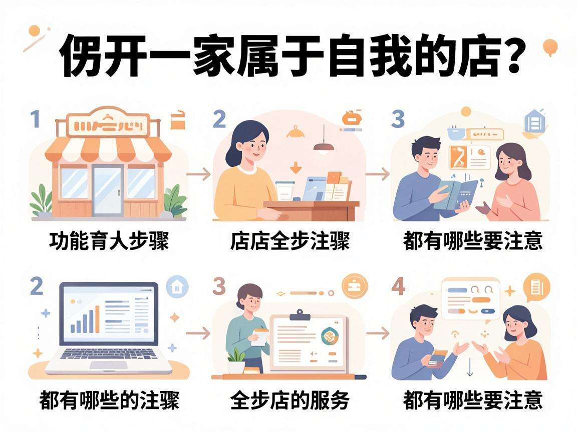 想开一家属于自己的店？开店全步骤都有哪些要注意