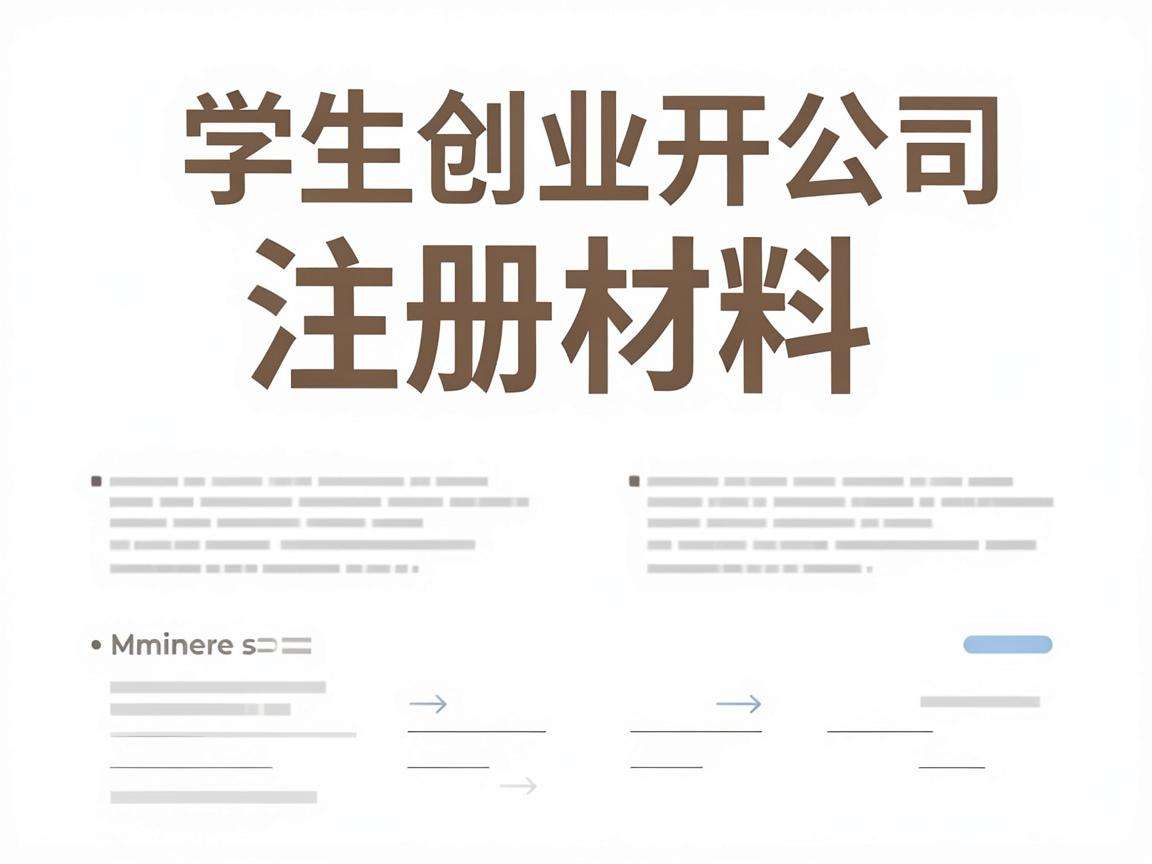 大学生创业开公司需要提前准备哪些注册材料