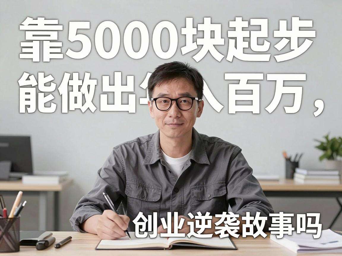 普通打工人靠5000块起步能做出年入百万的创业逆袭故事吗