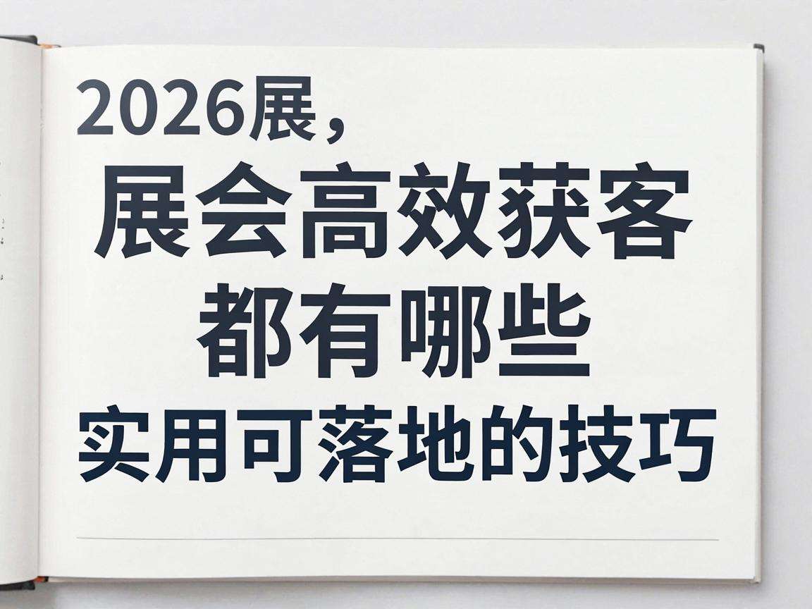2026展会高效获客都有哪些实用可落地的技巧