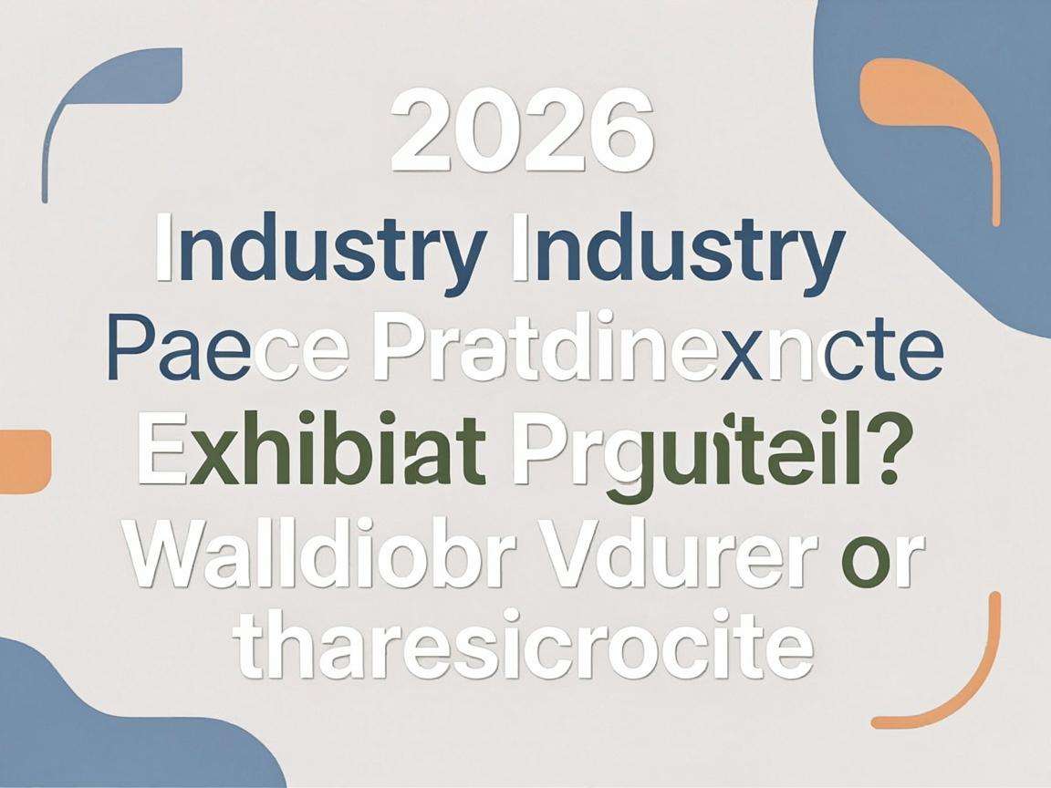 2026年各行业专业展会有哪些值得提前关注的亮点？