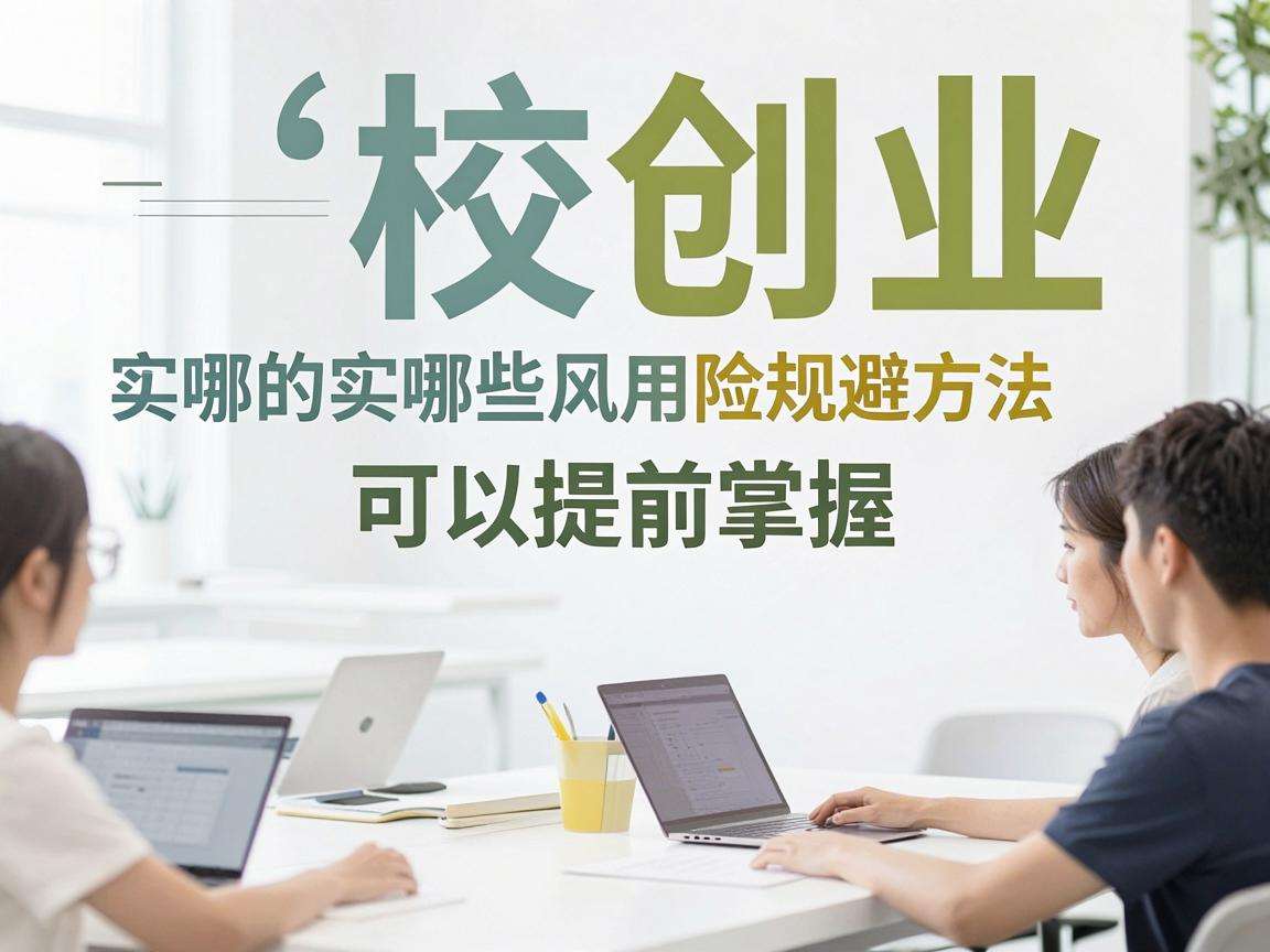 在校创业有哪些实用的风险规避方法可以提前掌握