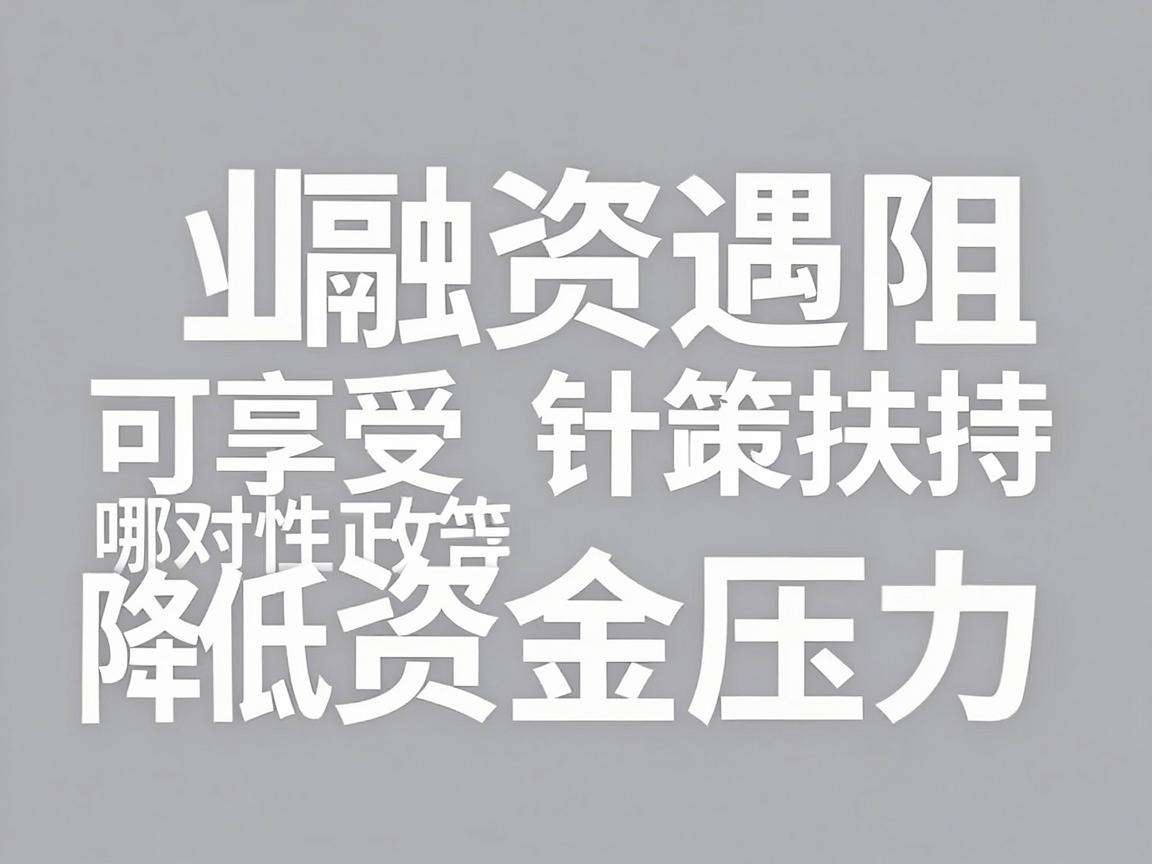 创业融资遇阻可享受哪些针对性政策扶持降低资金压力