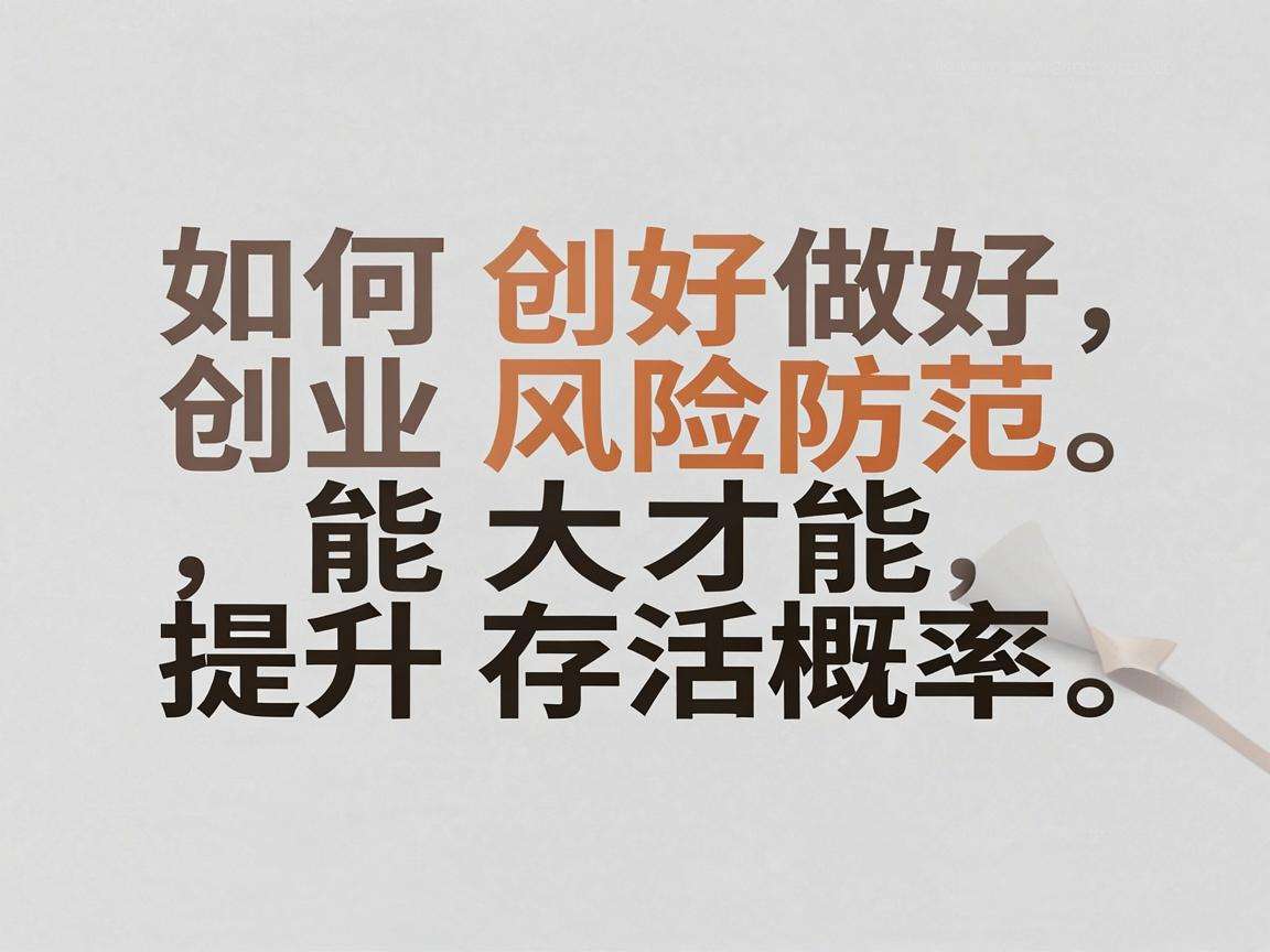 初创企业如何做好创业风险防范才能提升存活概率