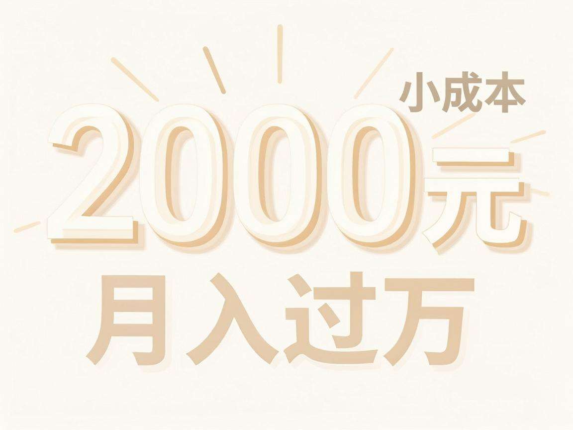 5000元启动的小成本实体创业真的能做到月入过万吗