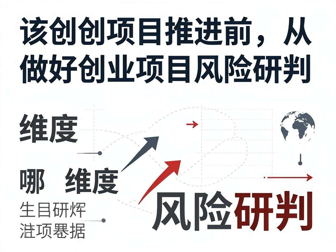 初创项目推进前该从哪些维度做好创业项目风险研判