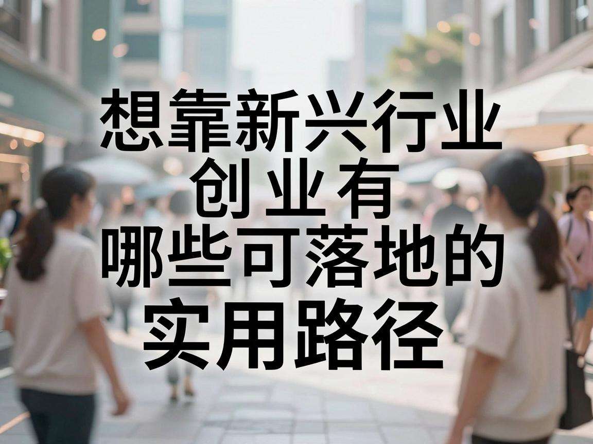 普通人想靠新兴行业创业有哪些可落地的实用路径