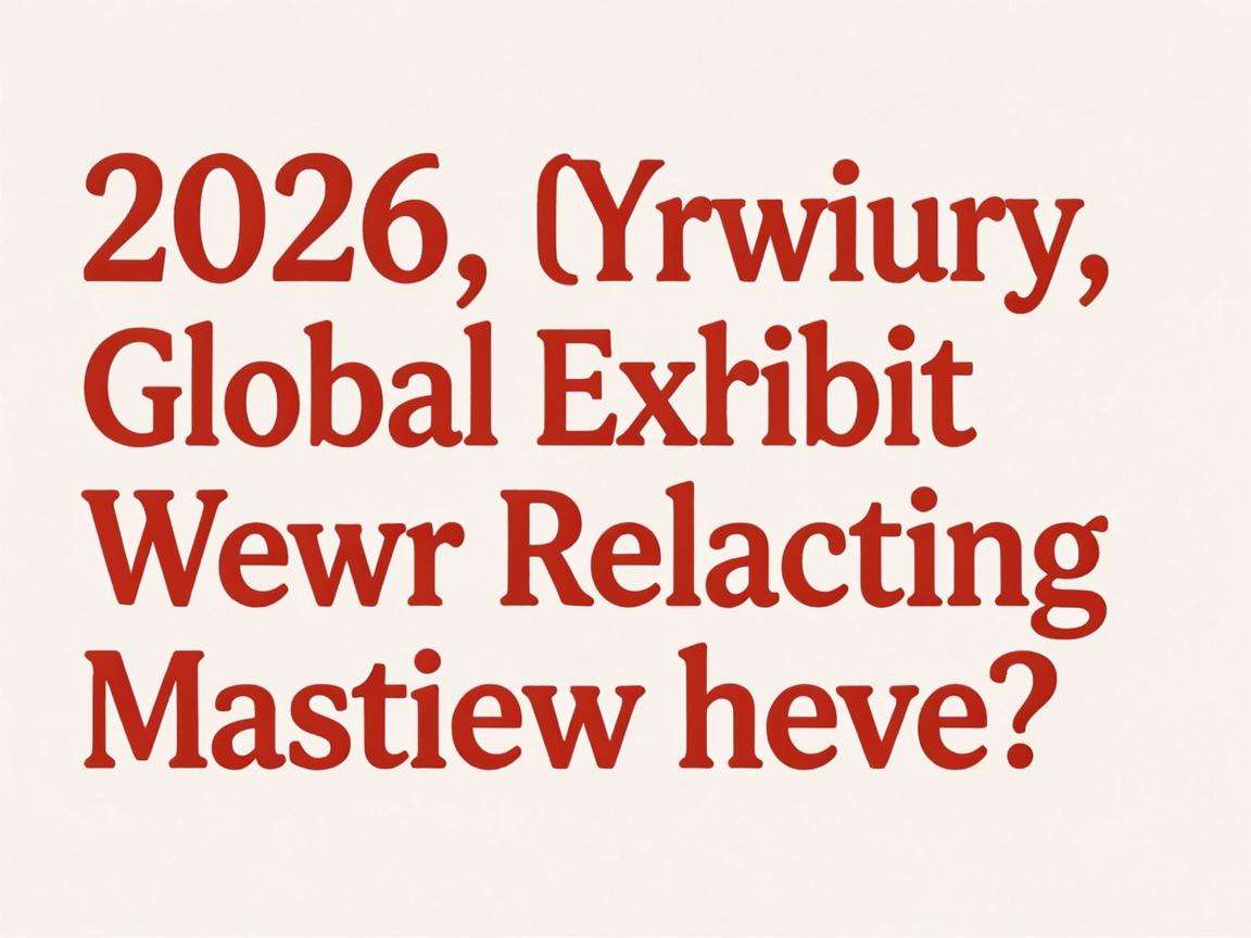 2026全球展会有哪些值得关注的最新消息?
