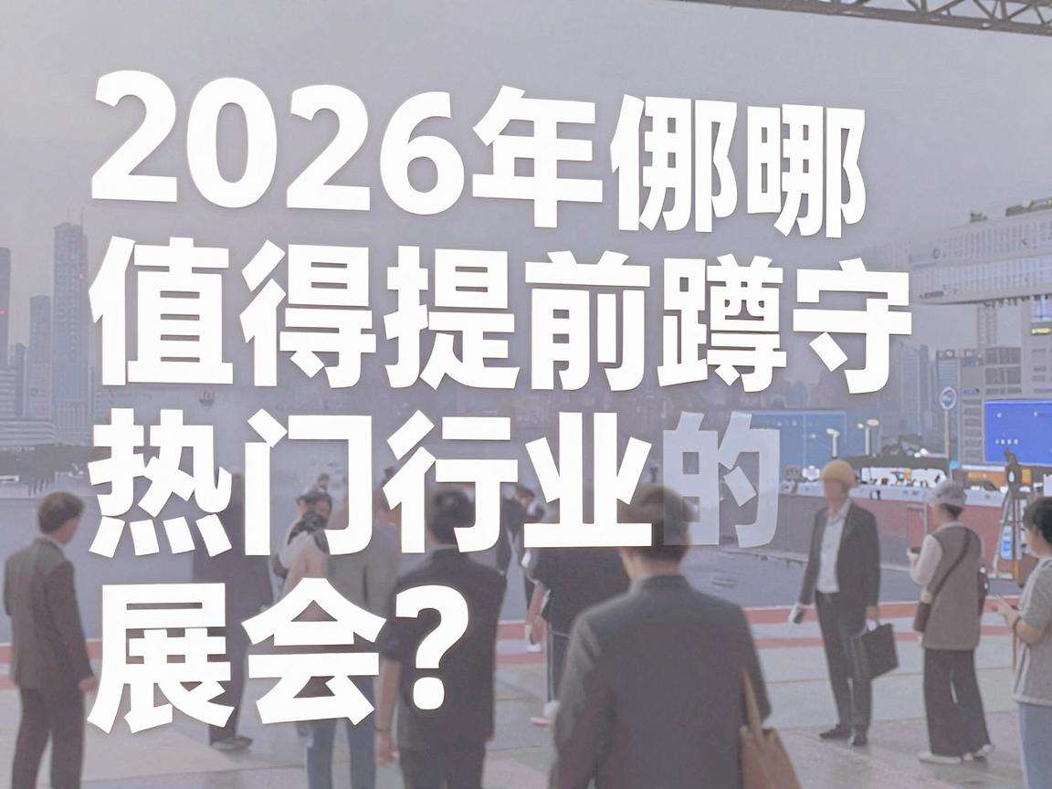 2026年有哪些值得提前蹲守的热门行业展会?