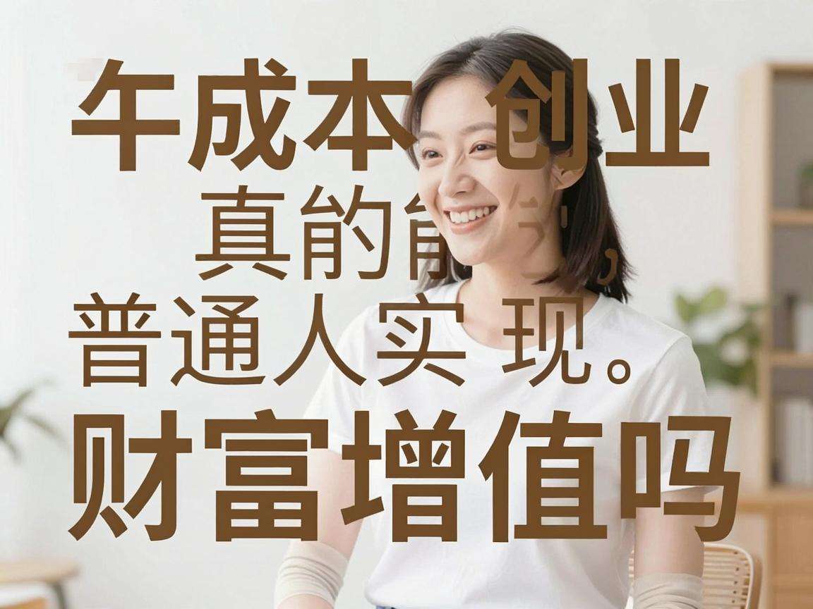 小成本创业真的能实现普通人的财富增值吗