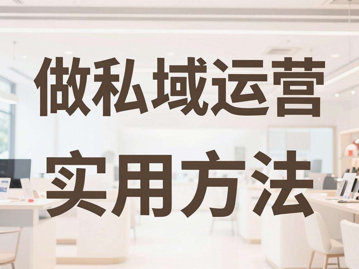 线下门店做私域运营有哪些可直接落地的实用方法