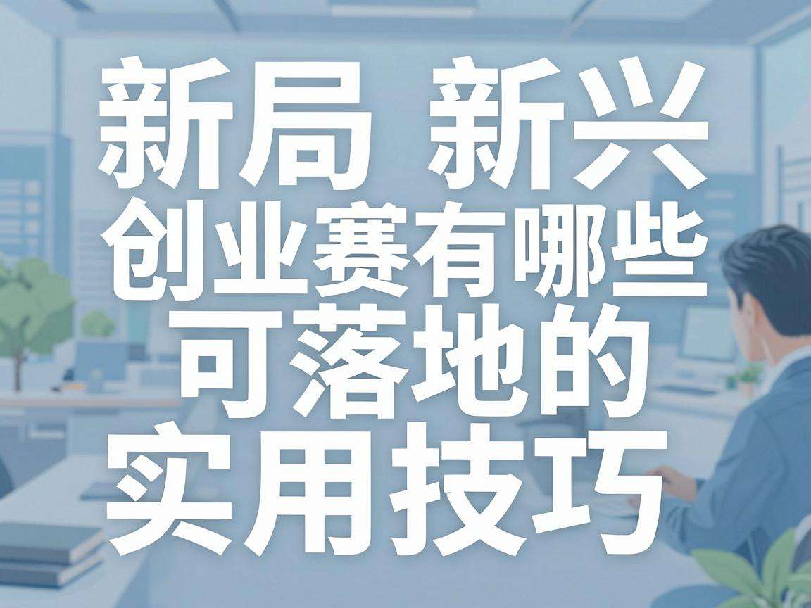 入局新兴创业赛道有哪些可落地的实用技巧