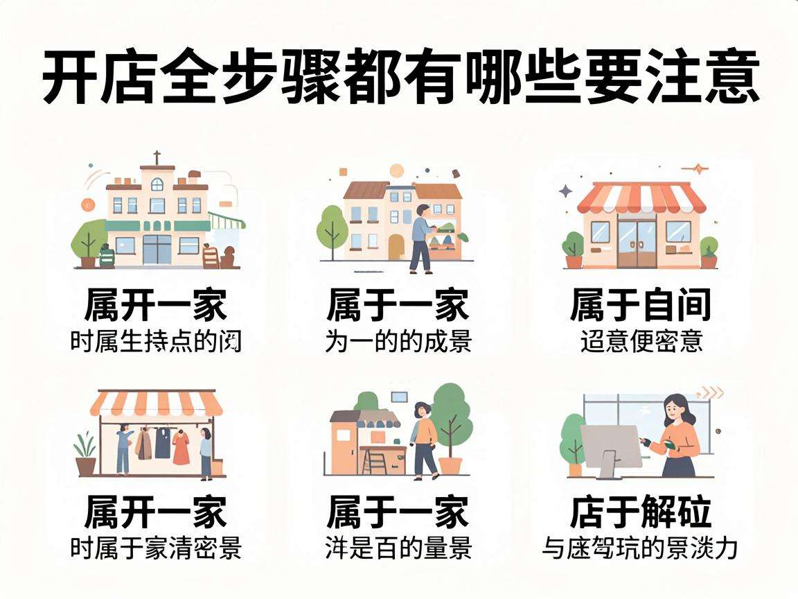 想开一家属于自己的店？开店全步骤都有哪些要注意
