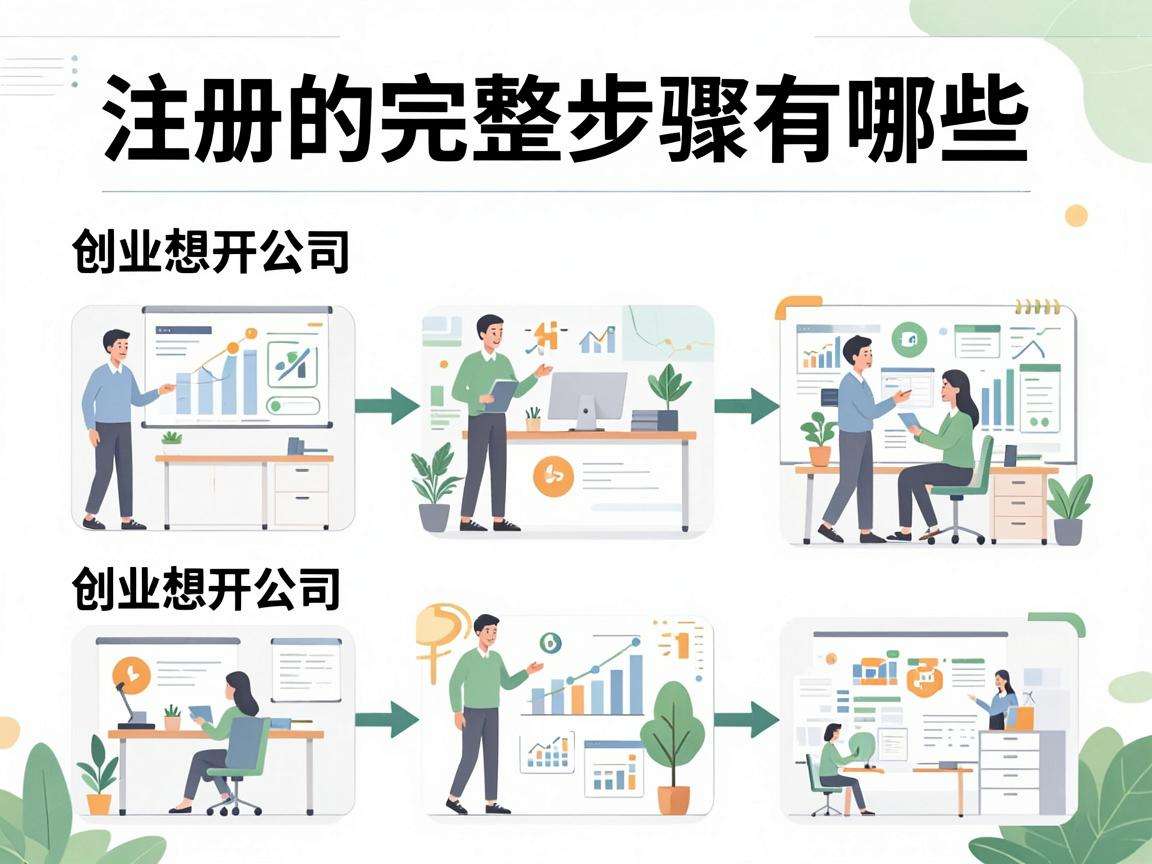 大学生创业想开公司 注册的完整步骤有哪些
