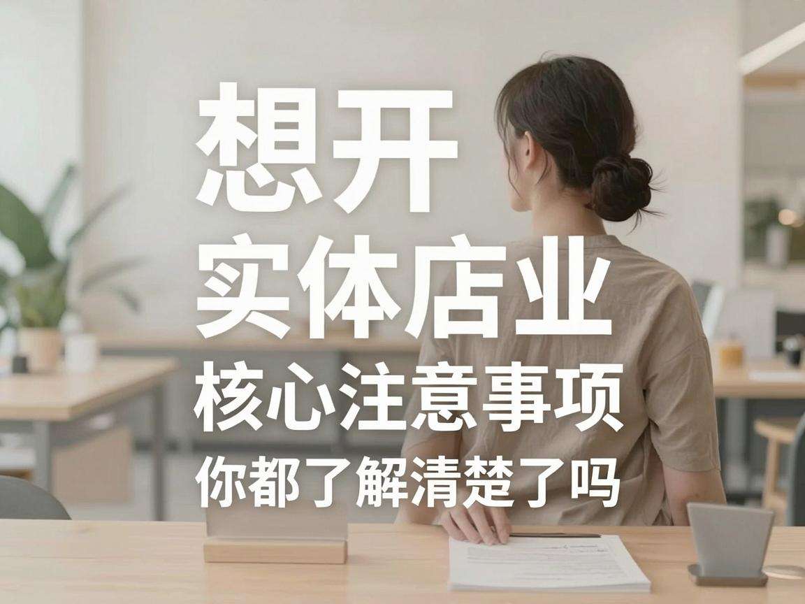 想开实体店创业这些核心注意事项你都了解清楚了吗