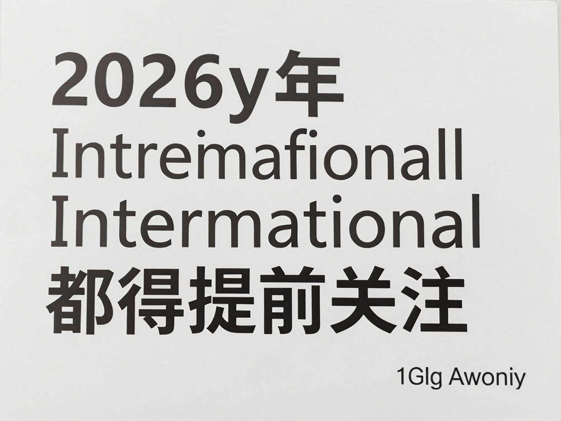 2026年各行业国际展会都有哪些值得提前关注的亮点预告