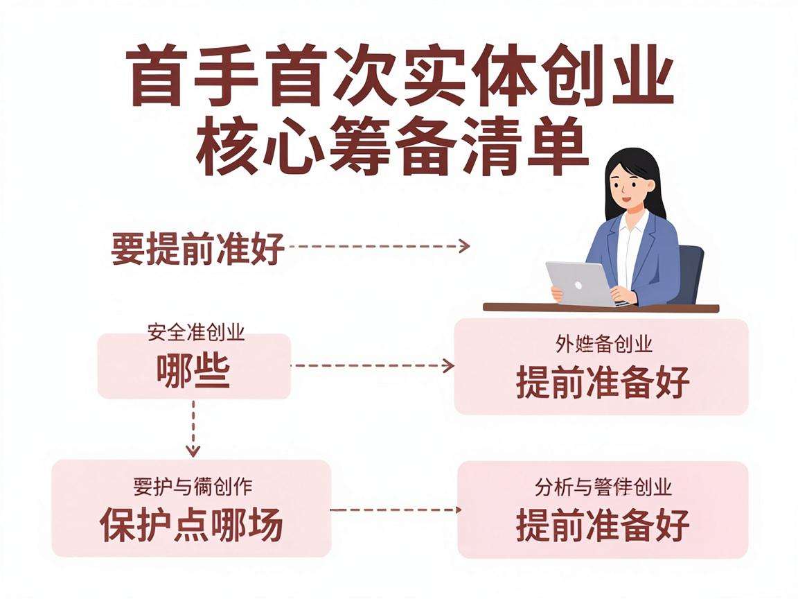 新手首次实体创业要提前准备好哪些核心筹备清单