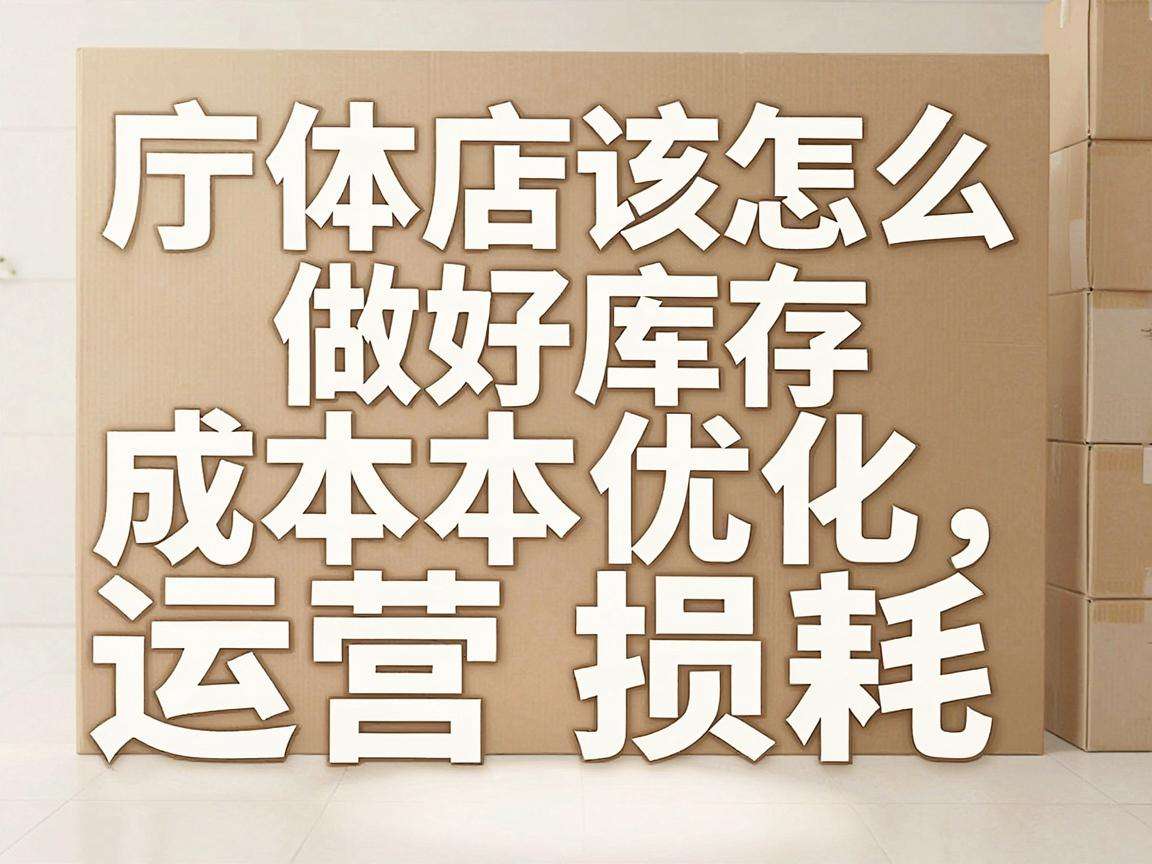 实体店该怎么做好库存成本优化才能有效降低运营损耗