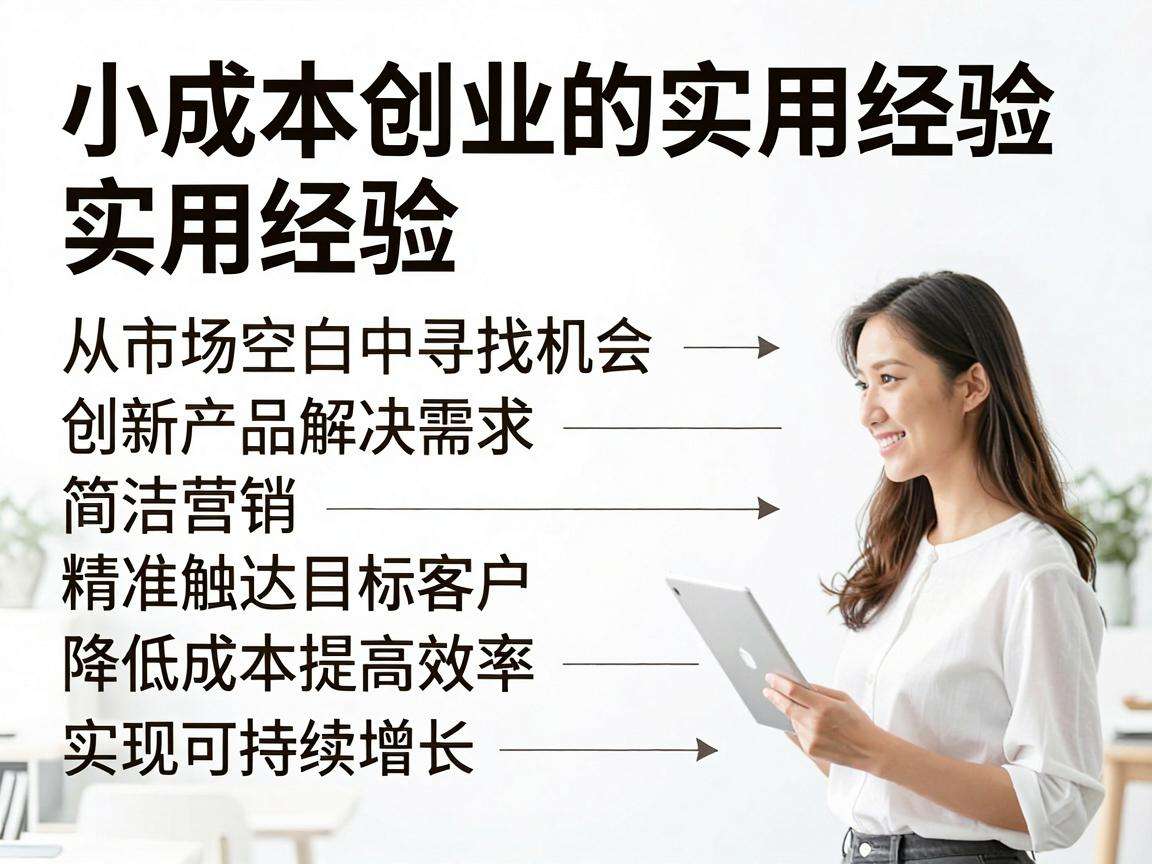 普通人小成本创业有哪些可直接复制的实用经验