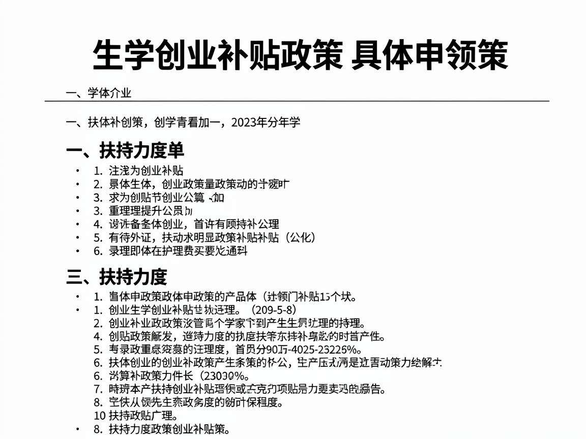 大学生创业补贴政策具体申领条件和扶持力度都有哪些