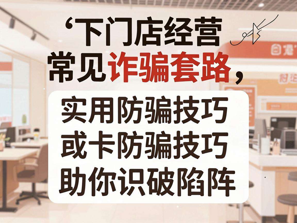 线下门店经营常见诈骗套路有哪些实用防骗技巧