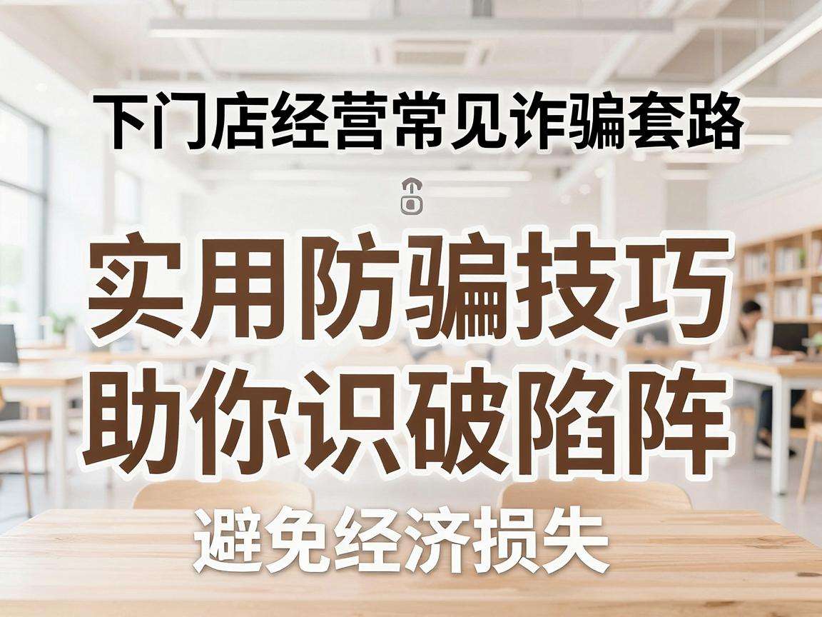 线下门店经营常见诈骗套路有哪些实用防骗技巧