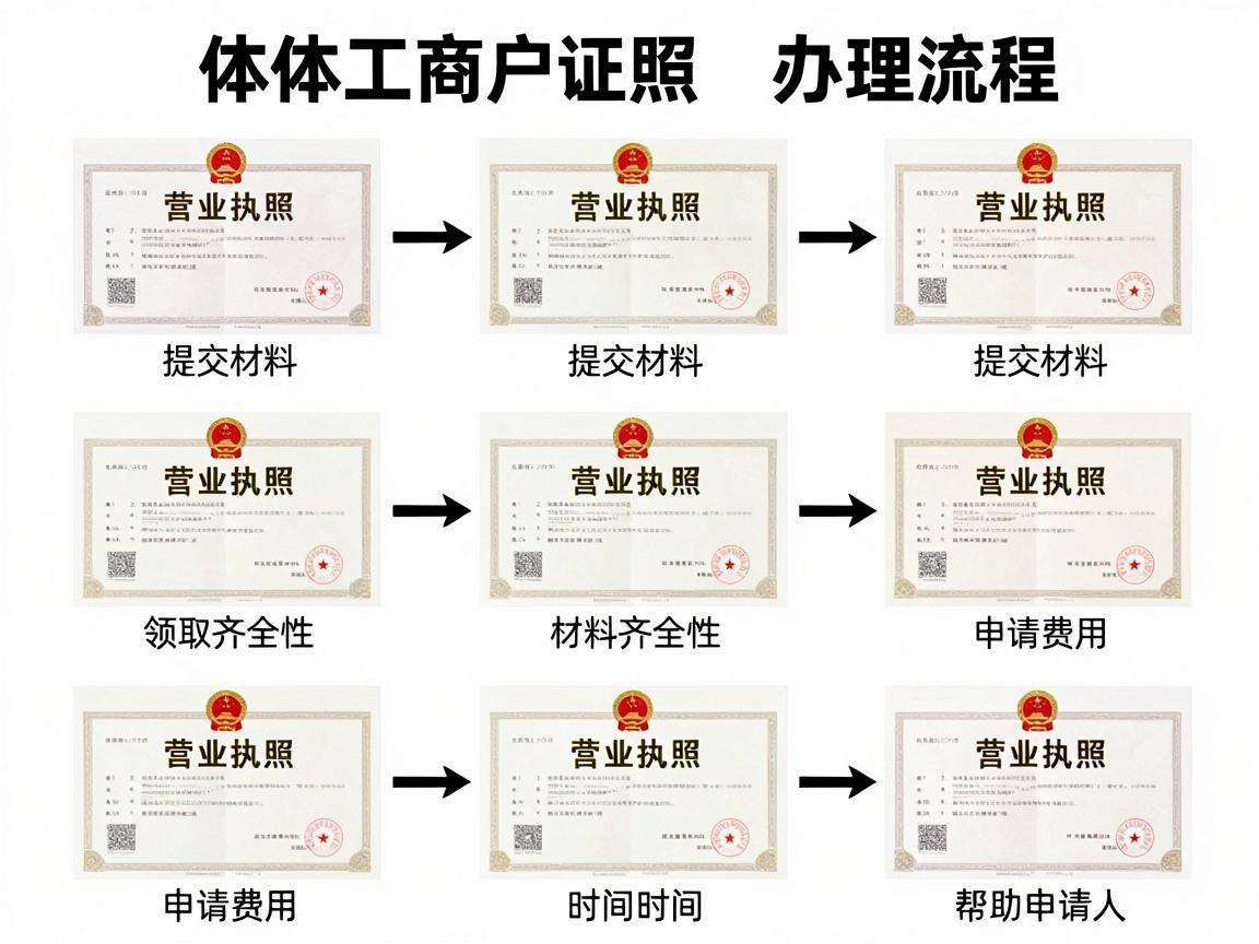 个体工商户证照办理需要哪些步骤和注意事项