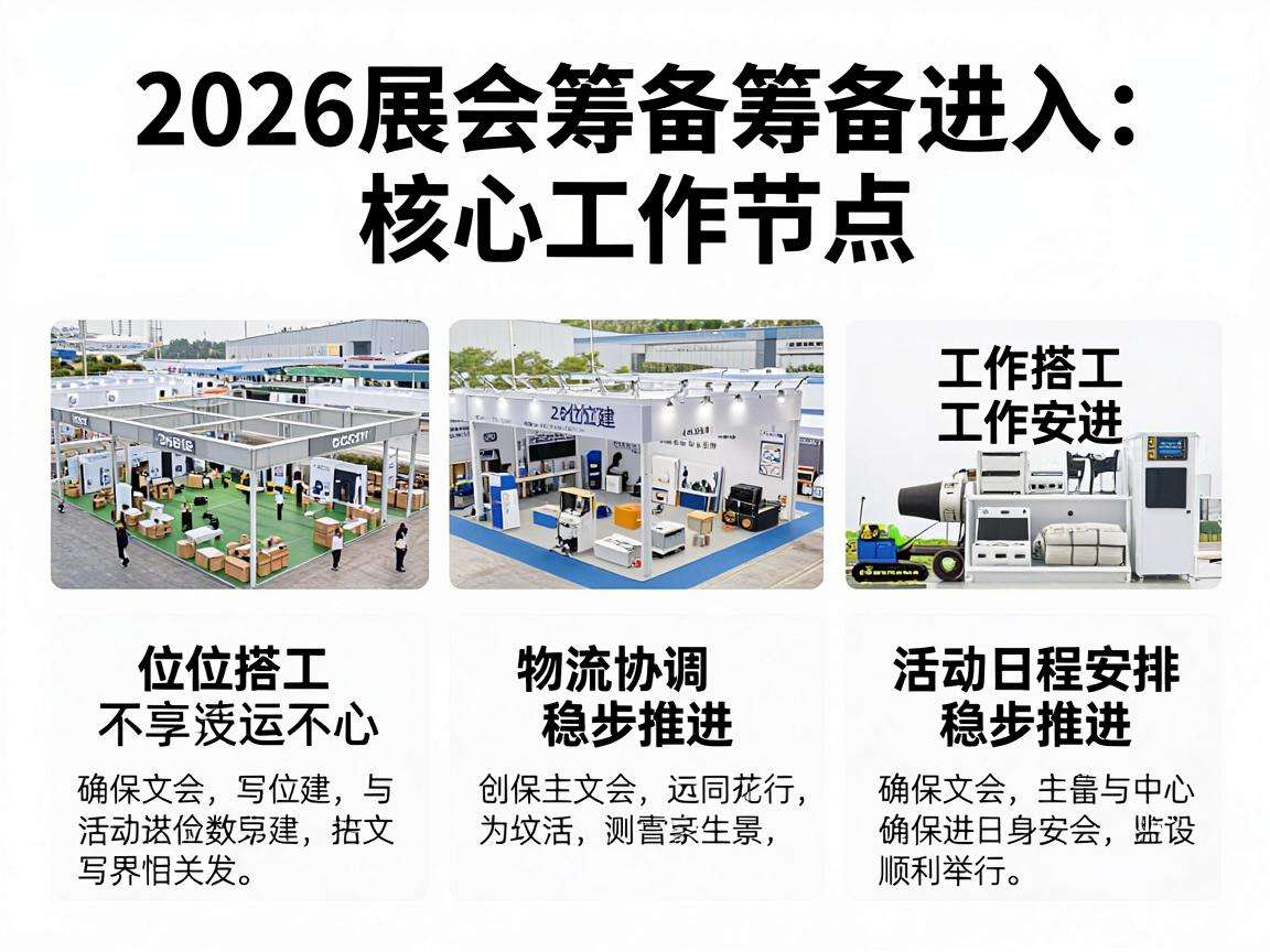 2026展会筹备进展通报相关的核心工作节点有哪些