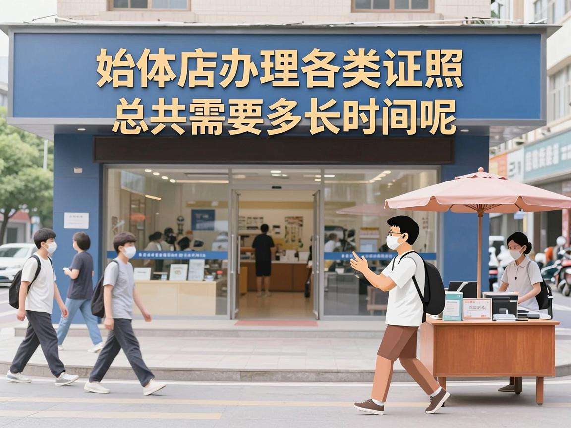 开实体店办理各类证照总共需要多长时间呢