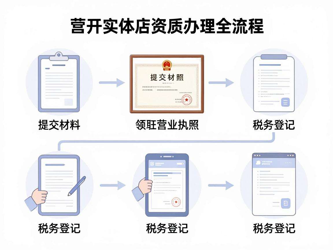 想开实体店资质办理全流程是怎样的