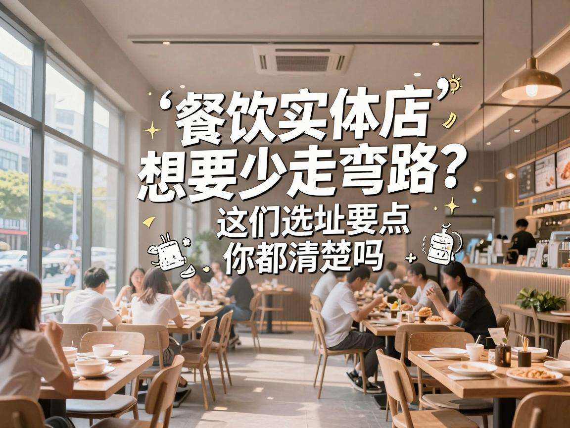 开餐饮实体店想要少走弯路?这些选址要点你都清楚吗