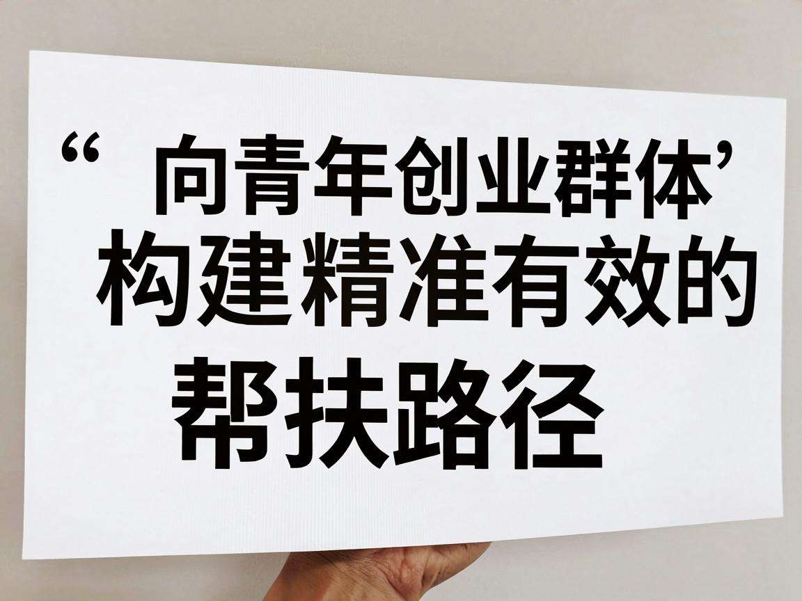 面向青年创业群体如何构建精准有效的帮扶路径