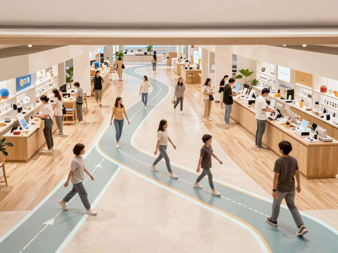 实体门店动线设计要点有哪些能有效提升到店客群消费转化率
