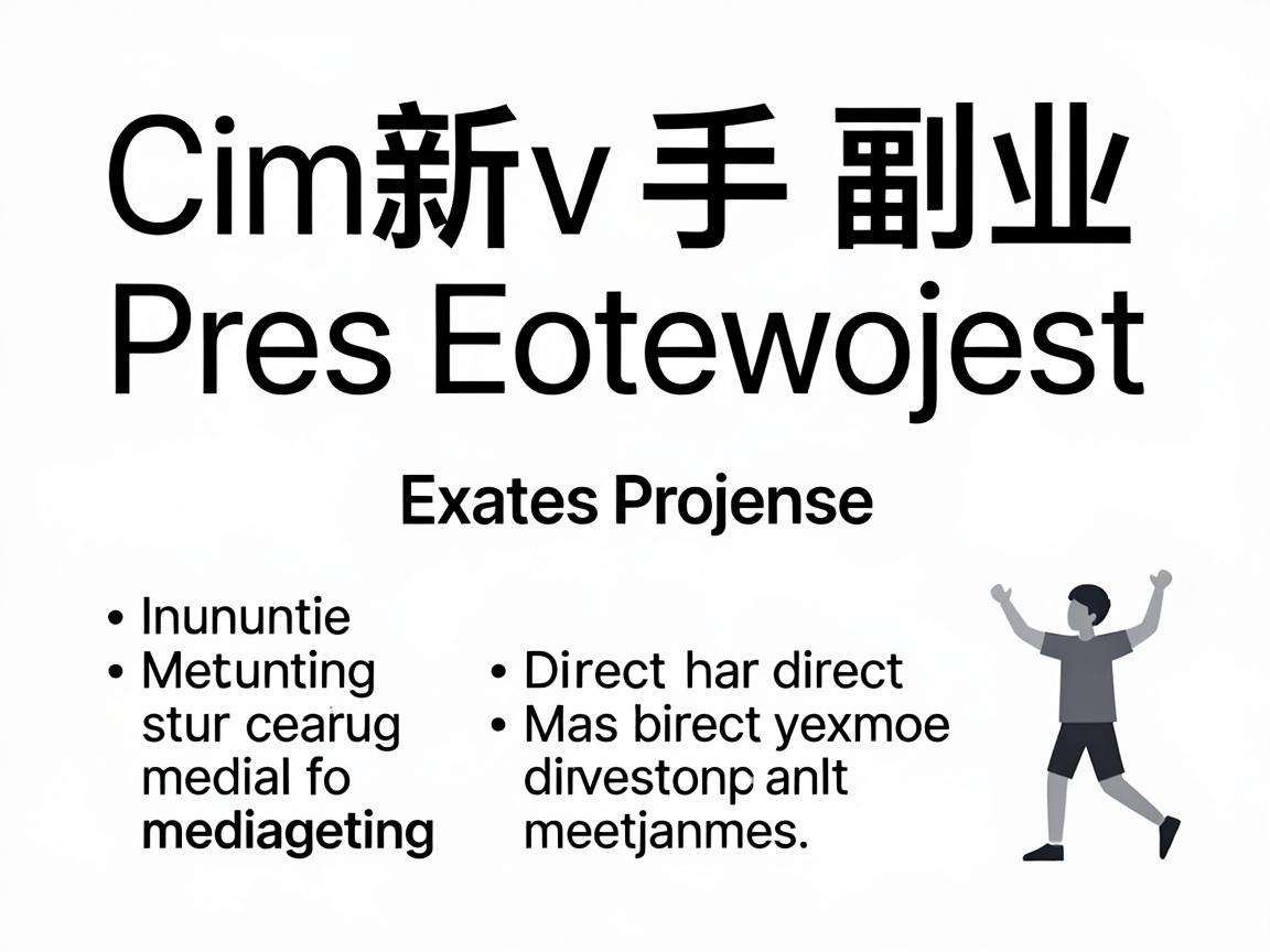 适合新手的副业创业入门项目都有哪些可以直接上手的