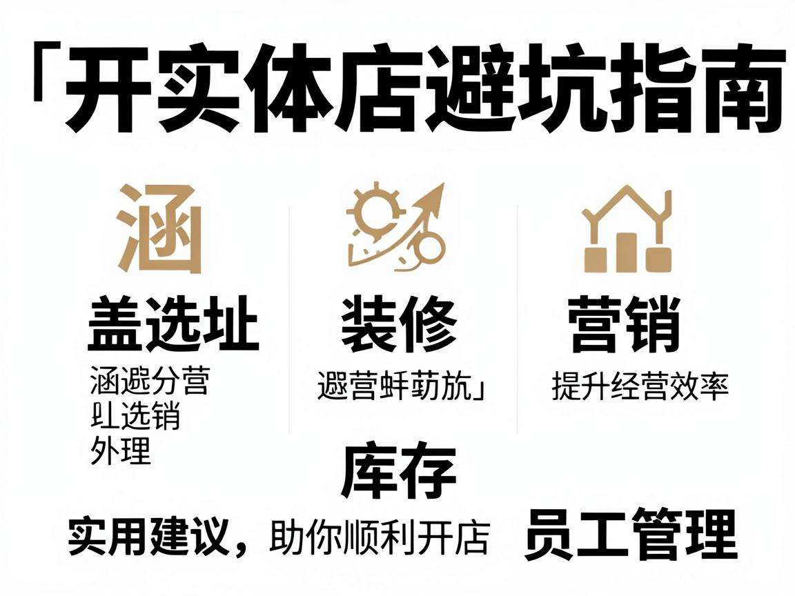 普通人开实体店怎么避坑，实用开店指南都包含哪些内容