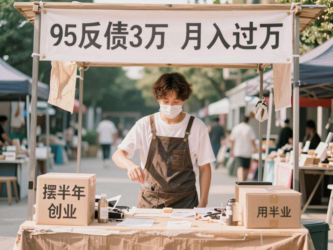 负债3万的95后摆摊创业如何用半年实现月入过万