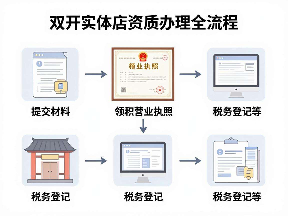 想开实体店资质办理全流程是怎样的