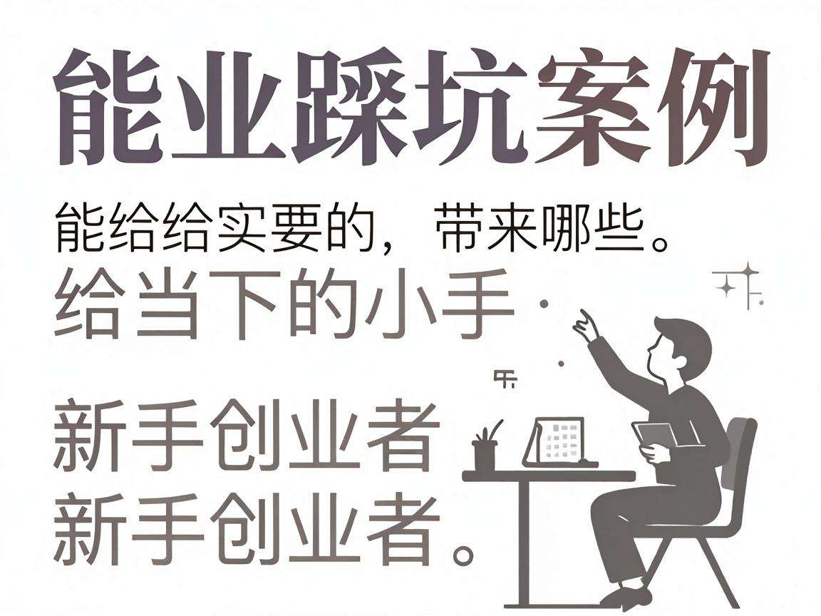 创业踩坑案例能给当下的新手创业者带来哪些实用启发