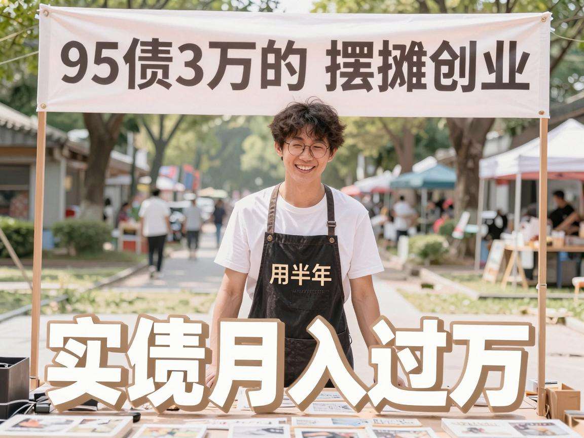 负债3万的95后摆摊创业如何用半年实现月入过万