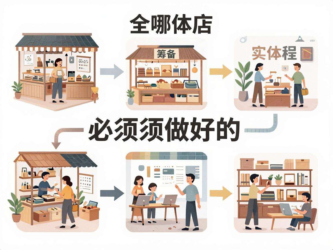 新手开实体店筹备全流程有哪些必须做好的步骤