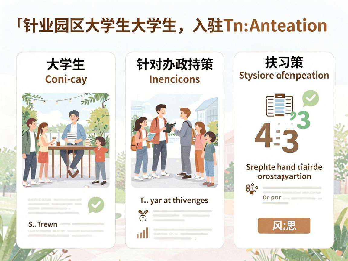 创业园区针对大学生入驻的扶持政策都包含哪些具体内容