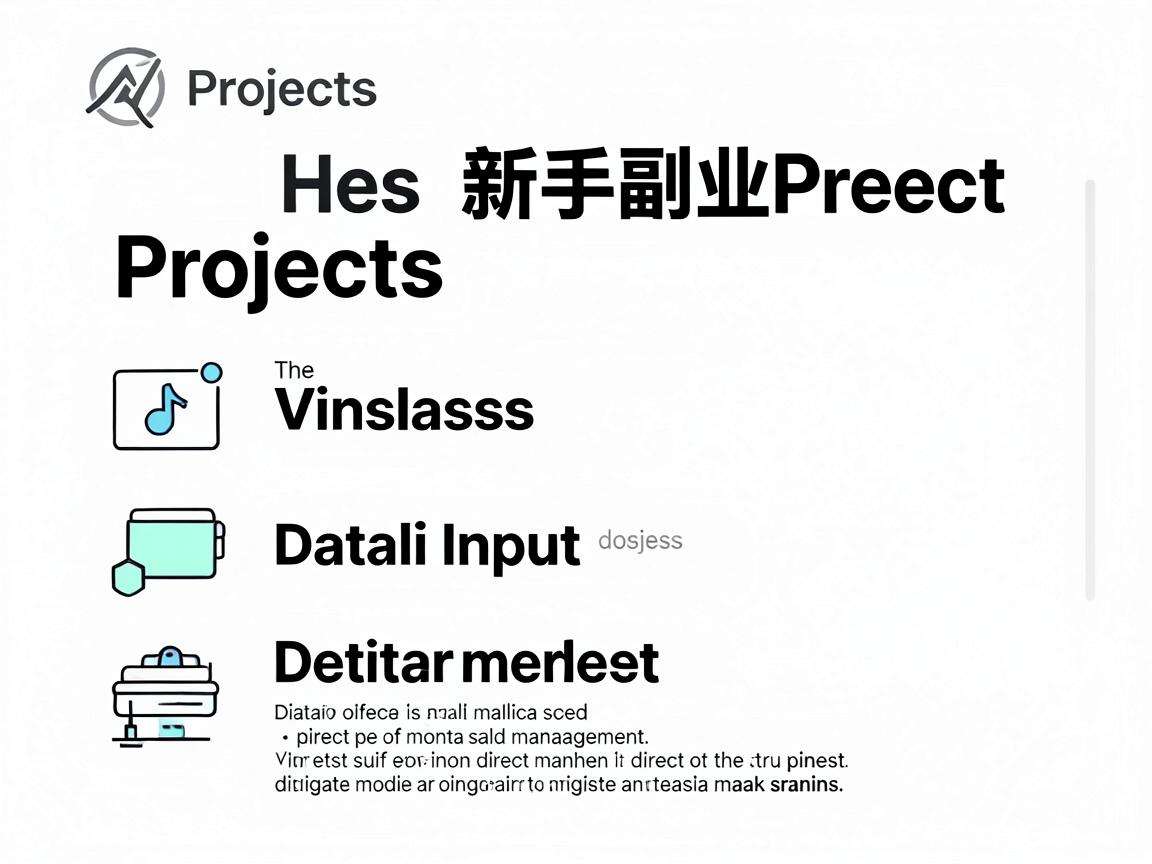 适合新手的副业创业入门项目都有哪些可以直接上手的