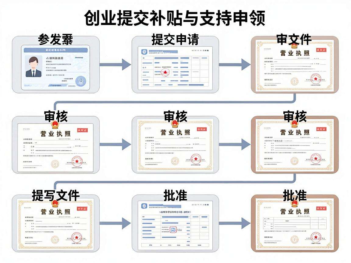 创业补贴申领流程具体有哪些步骤需要提前准备什么材料