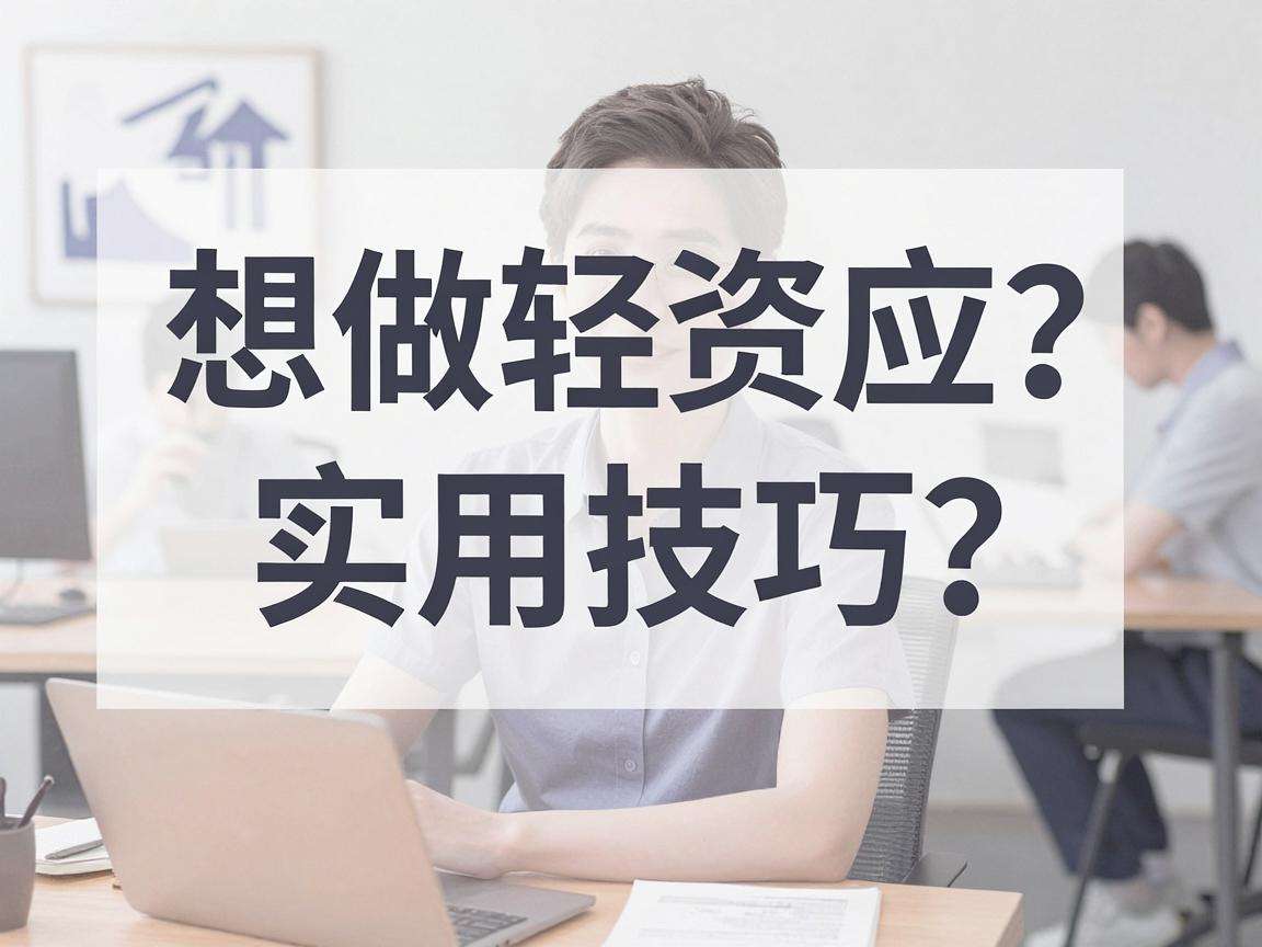 普通人想做轻资产互联网创业有哪些实用技巧