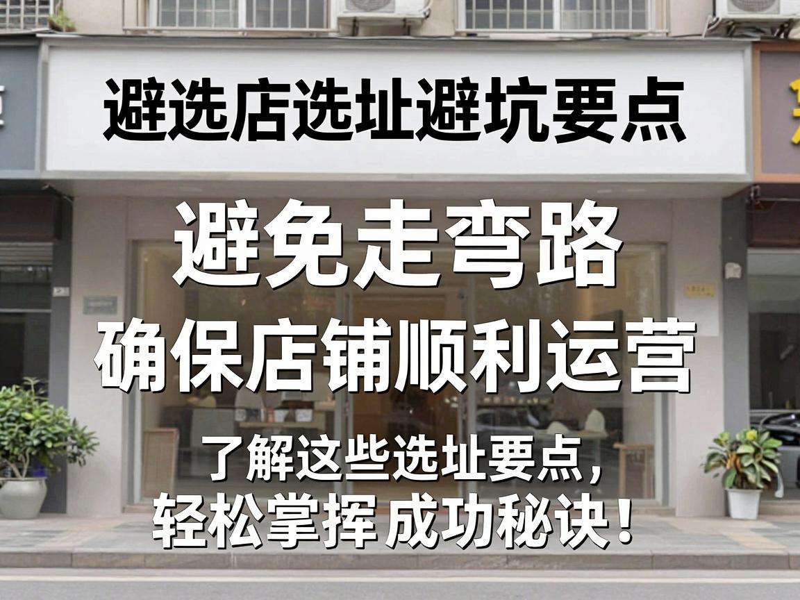 开街边店想少走弯路这些选址避坑要点你都了解吗