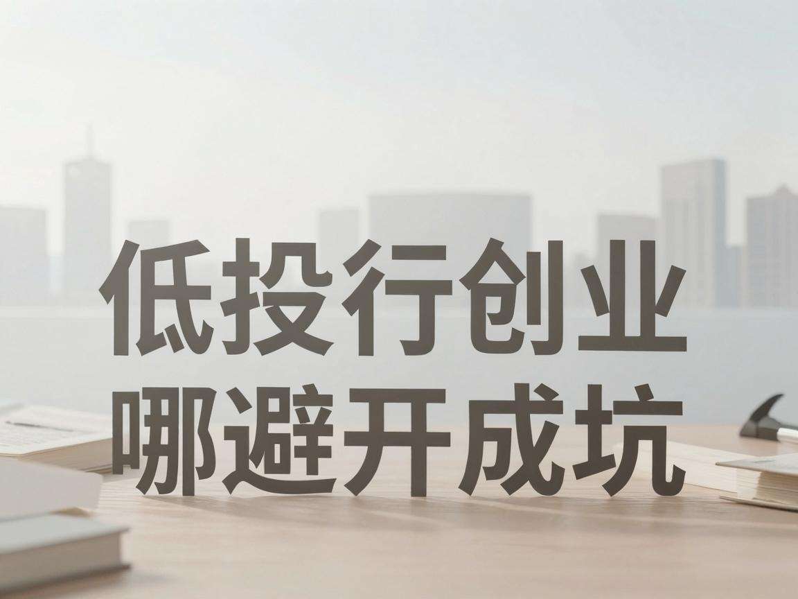 普通人低投入创业要避开哪些坑才能快速收获成功