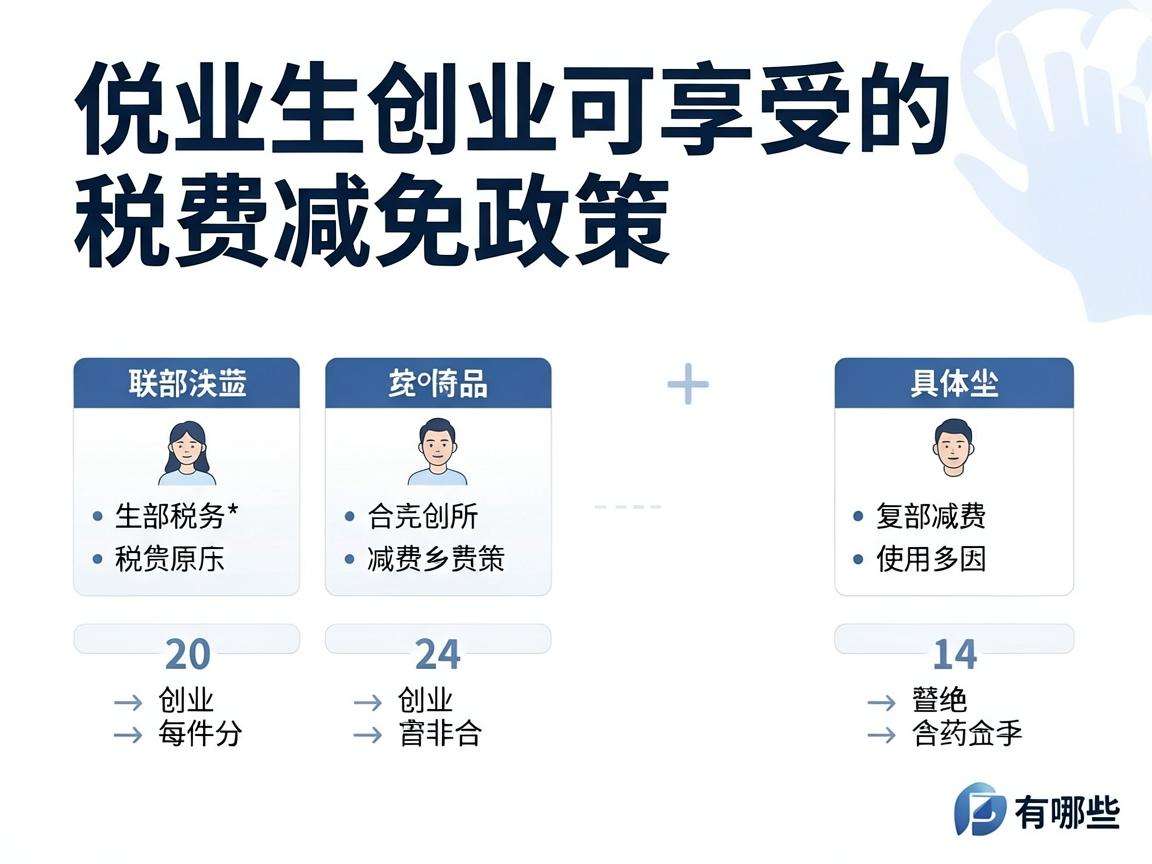 毕业生创业可享受的税费减免政策具体有哪些
