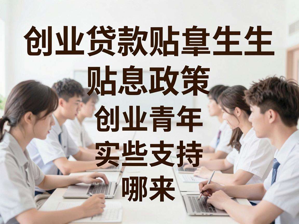 高校生创业贷款贴息政策能为创业青年带来哪些实际支持